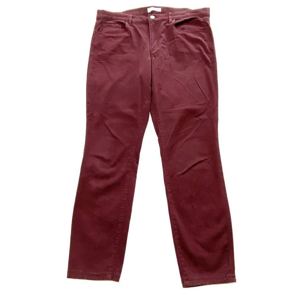 Loft Slim fit Tapered leg Women’s size 31/12 Purple Super soft Stretch Jeans